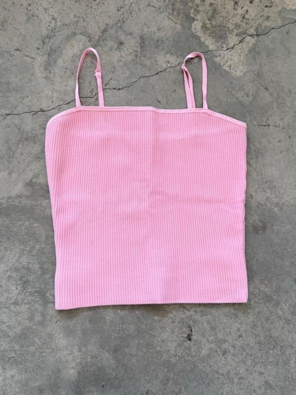 Babaton Pink Ribbed Camisole Tank - Picture 2 of 7